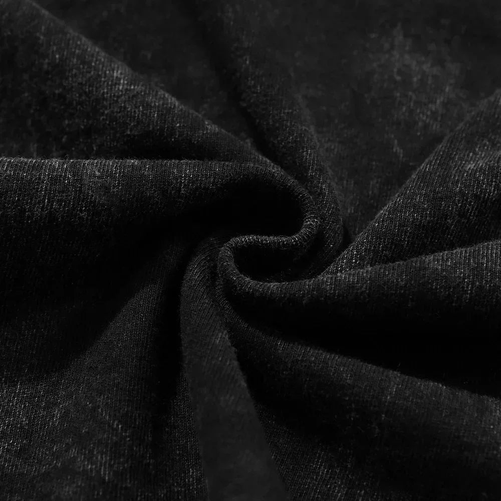 Head Full of Dreams Washed T Shirts Streetwear Novelty T-Shirt Coldplays World Tour 2024 Tee Shirt Cotton High Street