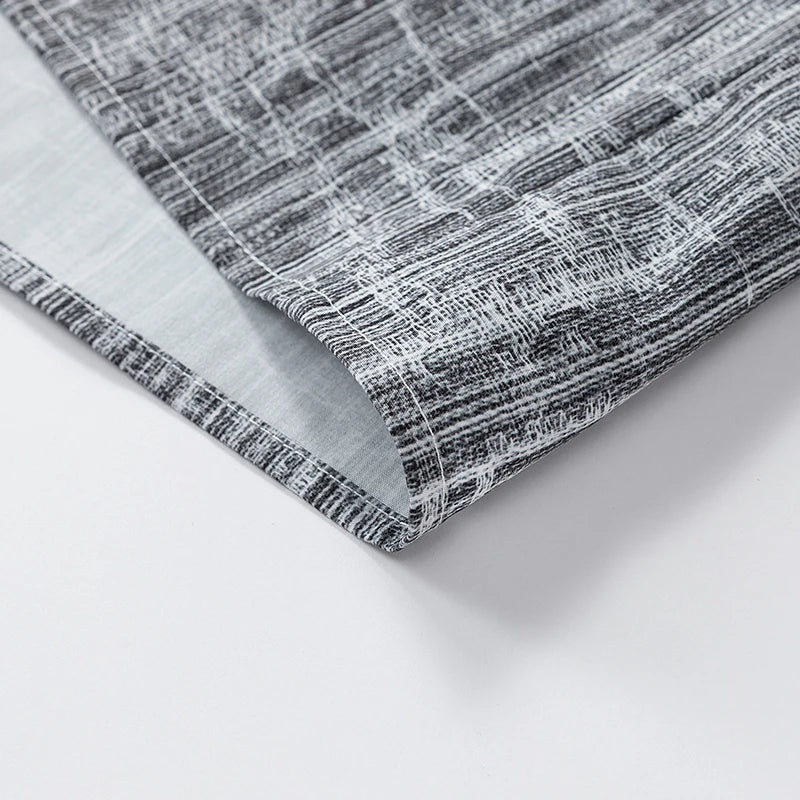 Men Shirt Short Sleeve Stripe Summer Hip Hop Oversize 6XL 7XL 8XL Plus Size Casual Plaid Streetwear Loose Pocket High Quality