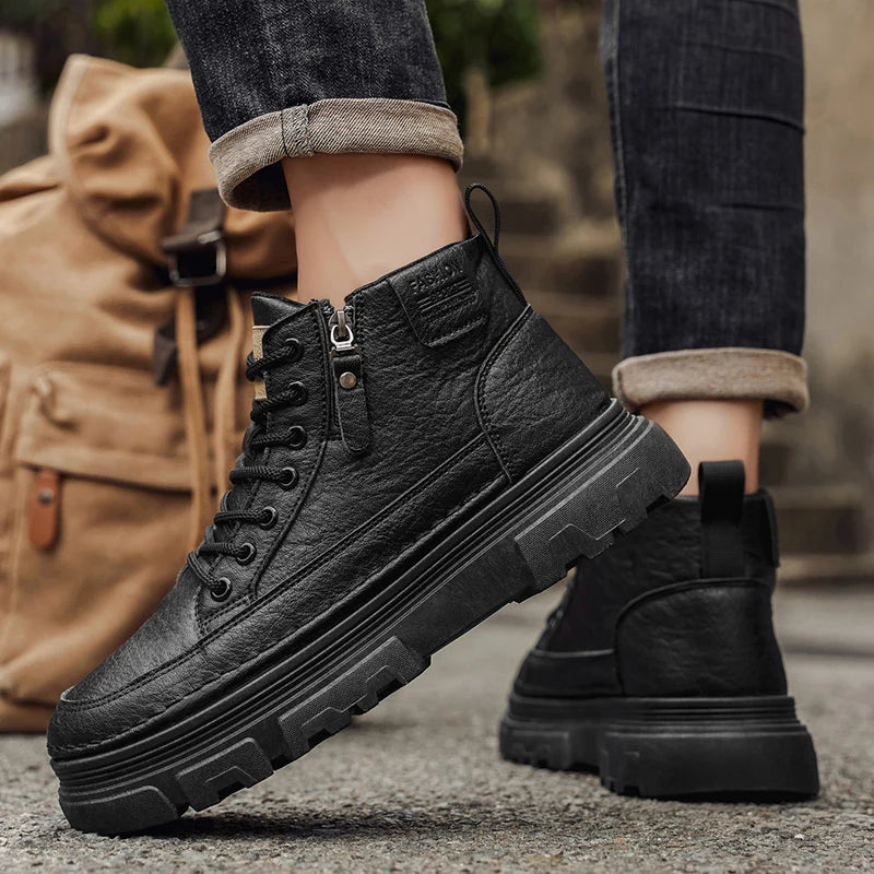 Men's shoes four season new wear-resistant breathable casual anti-slip comfort outdoor walking shoes fashion versatile tide shoe