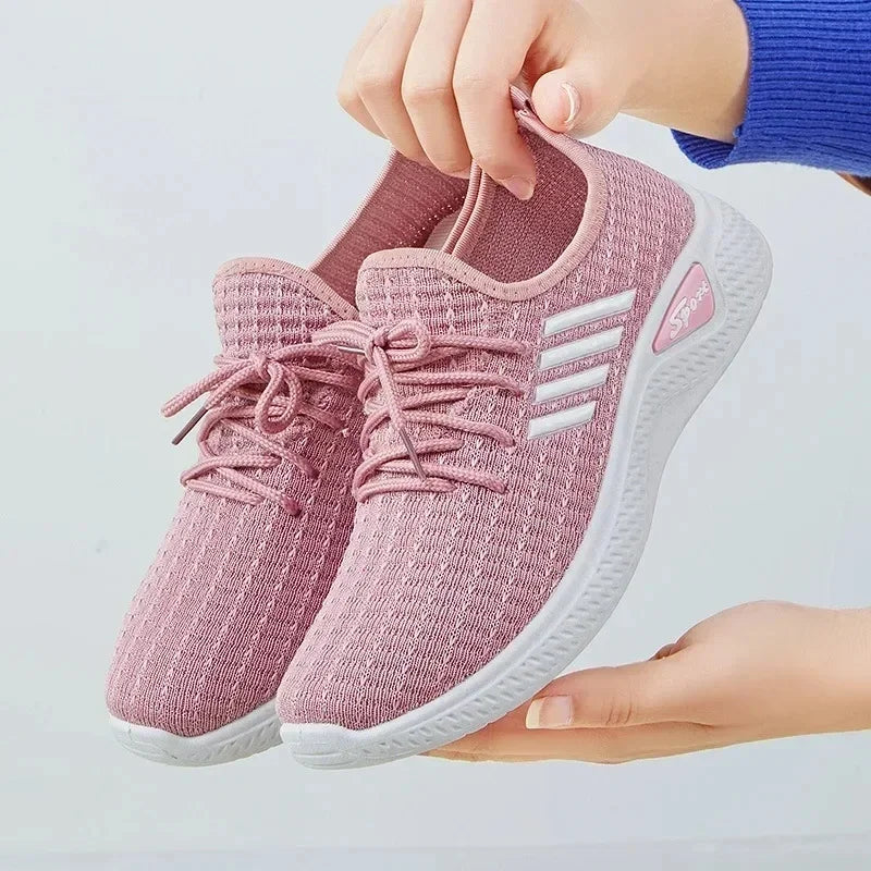 Women's running shoes Adult sneakers net shoes comfortable soft sneakers for women breathable casual shoes