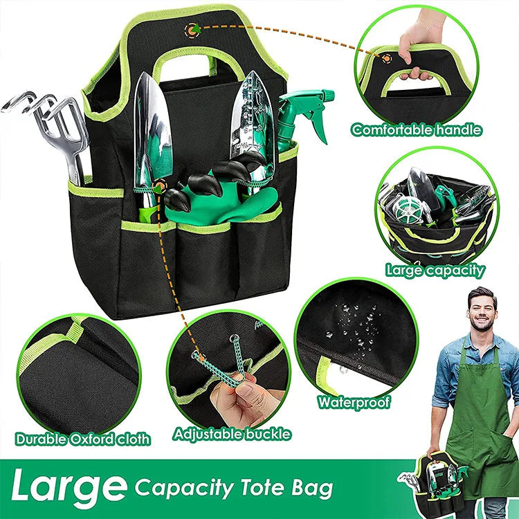 Most Popular Steel Garden Equipment Hand Tools Set Including Shovel Watering Can Case OEM Customizable Gardening Repair Use