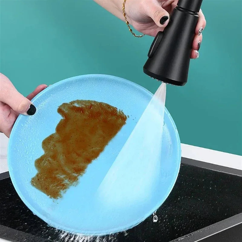 Universal 360° Rotate Kitchen Faucet Extender Aerator Plastic Splash Filter Kitchen Washbasin Faucet Bubbler Nozzle Aerator