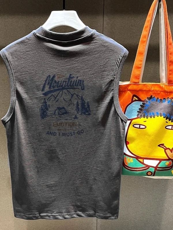 Trendy Cotton Sweatirt Vest ex Svel Summer Sportswear Pure Cotton Breathable Moisture ng Casual Faion