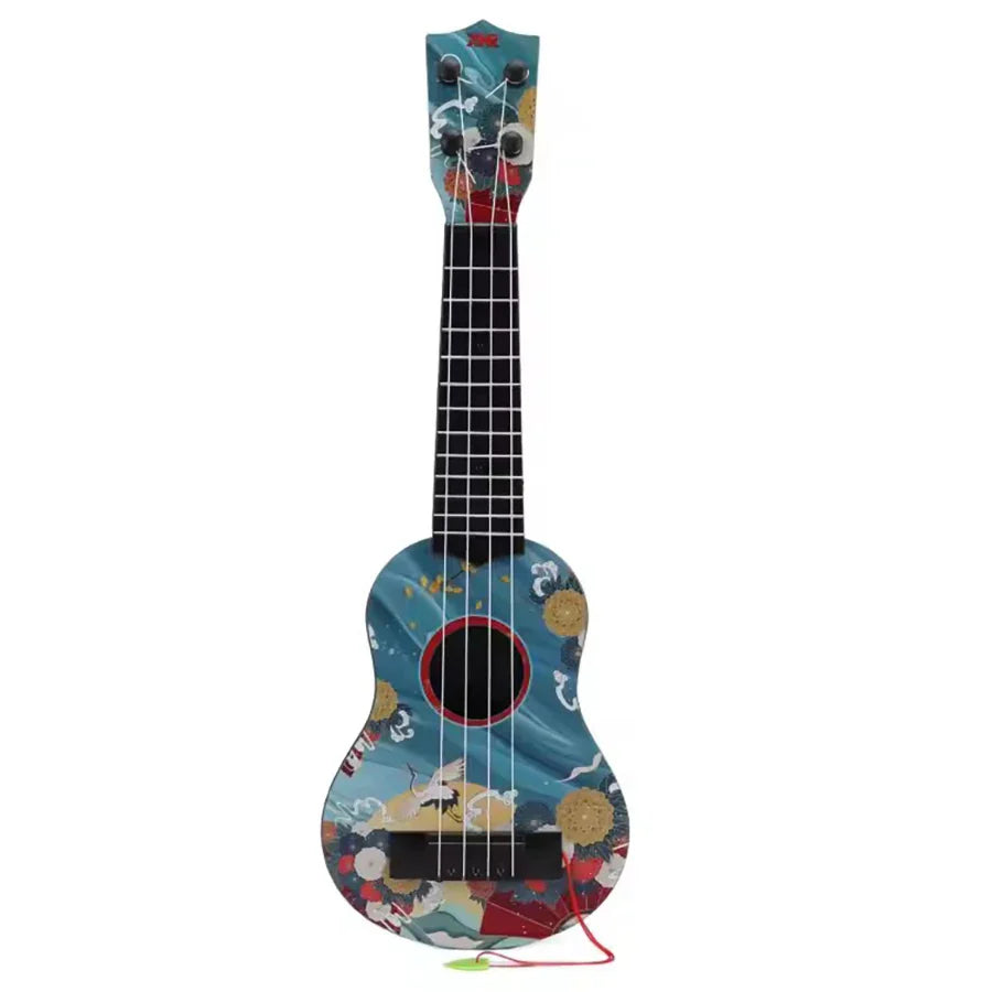 Children Guitar Toy Can Be Used To Play Elementary Instruments With Paddles Simulating Yukrili Music Toys