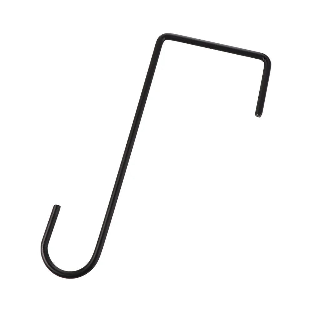 Gardening Accessories Iron Fence Hooks Durable Creative Guardrail Hooks Reusable Fence Flower Groove Hooks Flower Basket