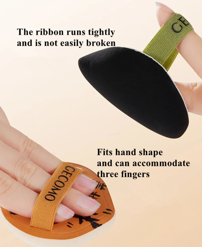 Air Cushion Makeup Blender Sponge Double Pointed Head Shape Soft Foundation Powder Puff Applicator Tool Dry Wet Dual Use