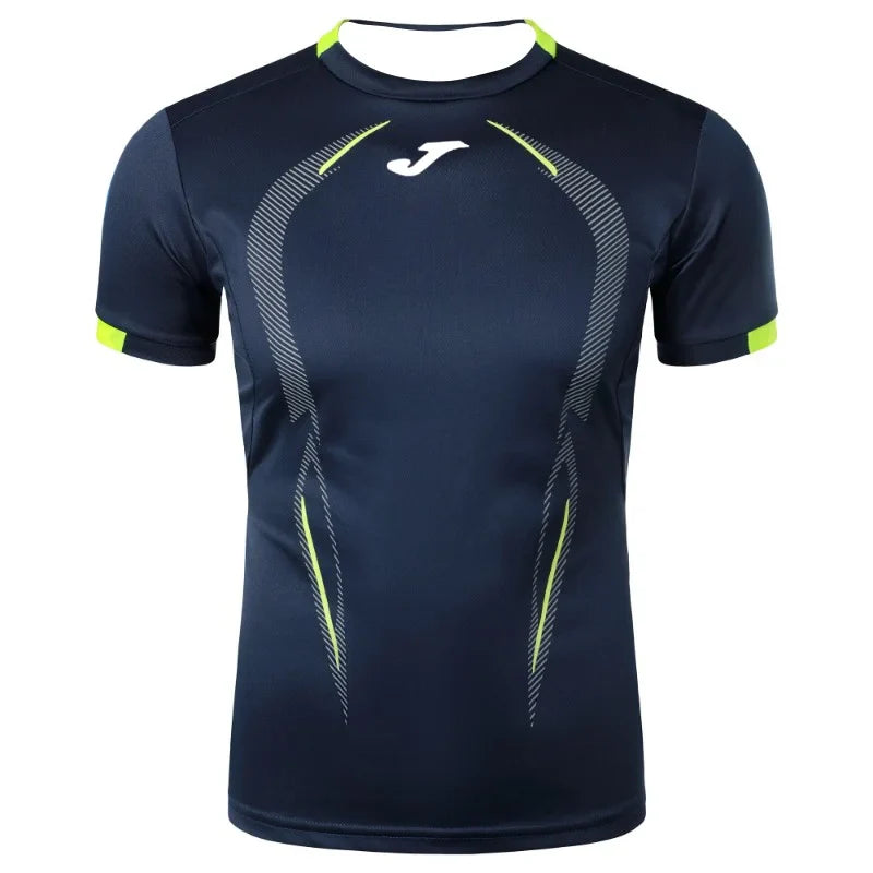 JOMA Quick-drying sweat-absorbing men's T-shirt, short-sleeved sweatshirt, high-quality top for football, running and sports