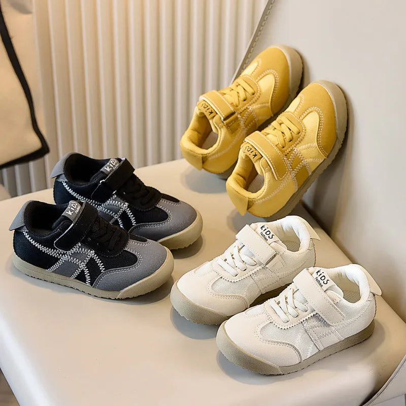 Kids' Fashion Design White non-slip casual Shoes Boys Girls Breathable sneakers Toddler Outdoor Shoes Kids' Sneakers