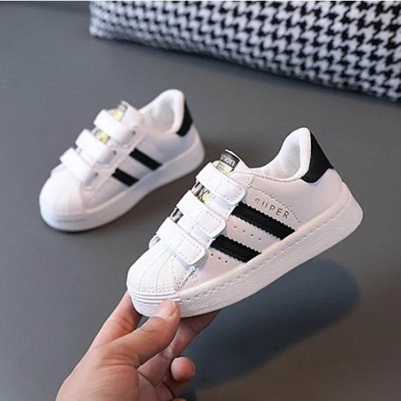 Zapatillas kid Design White Sneakers Toddlers Girl Boy Mesh Breathable Casual Sport Shoes Kid Tennis 2-6Y Skate shoe Girls' shoe