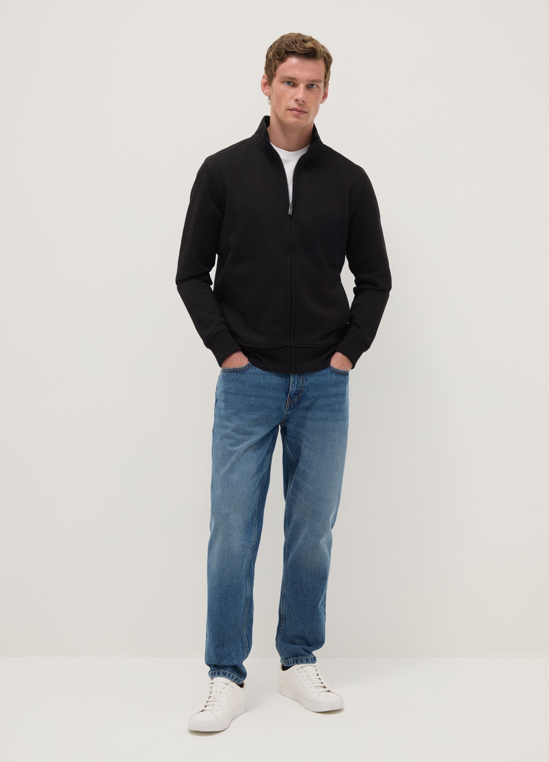 OVS Blue Pure Cotton Regular Fit Jeans