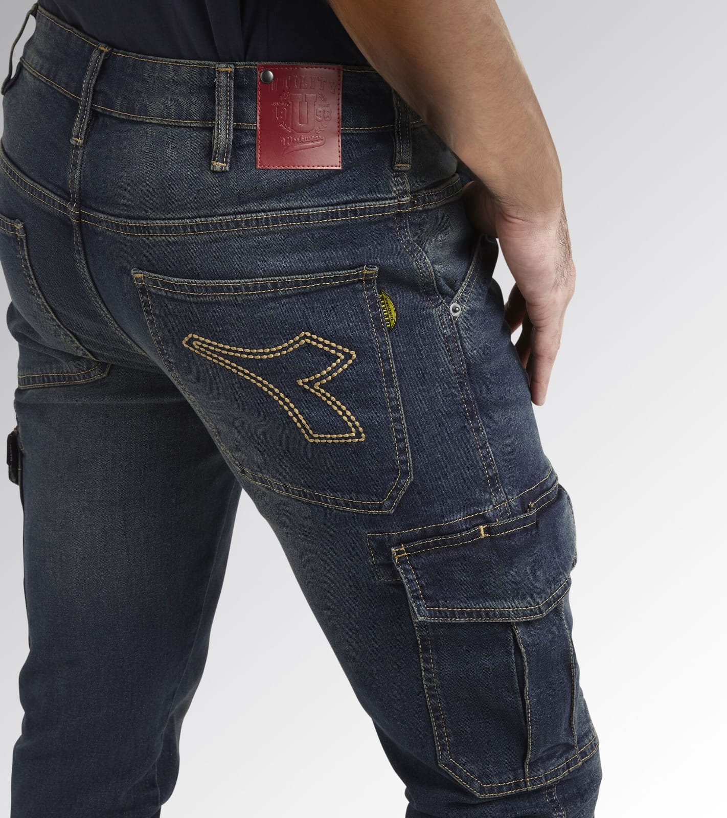 Diadora Utility Stone Cargo Denim Pant