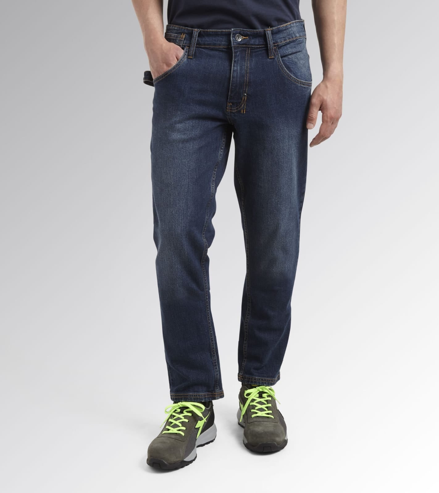 Diadora Utility Pant Stone – Stretch Denim Work Pants