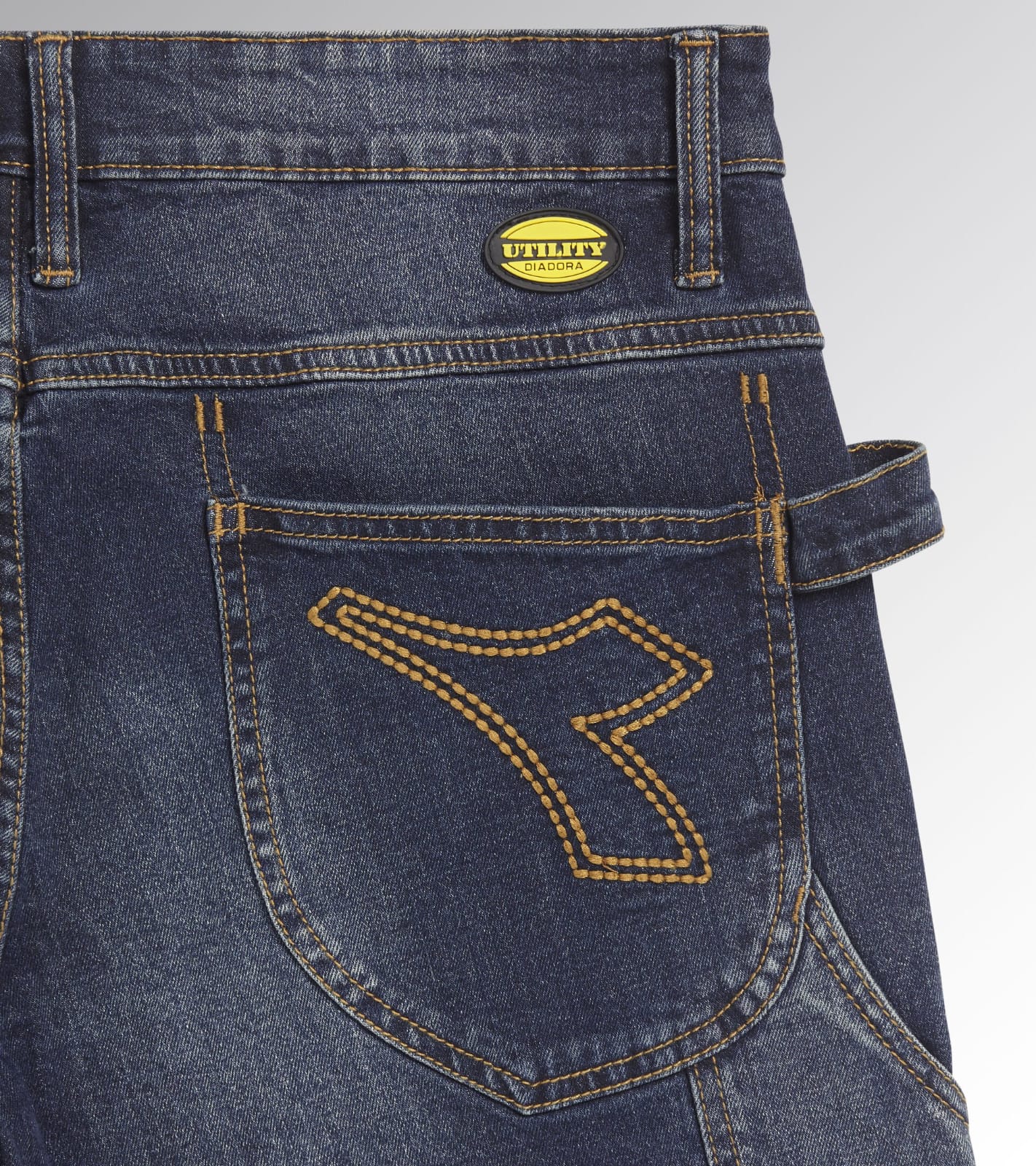 Diadora Utility Pant Stone – Stretch Denim Work Pants