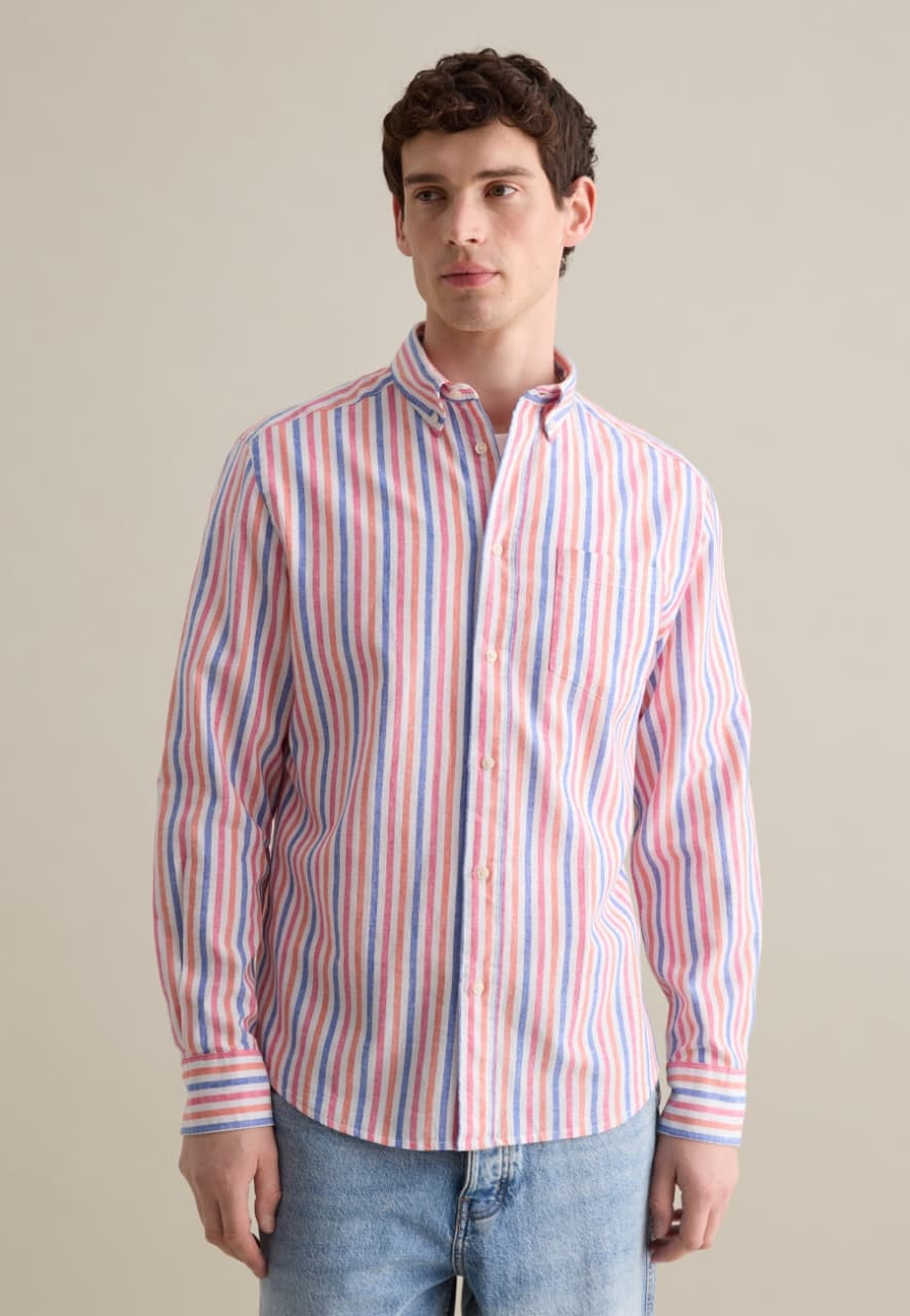 OVS Piombo Blue Orange Shirt – XL