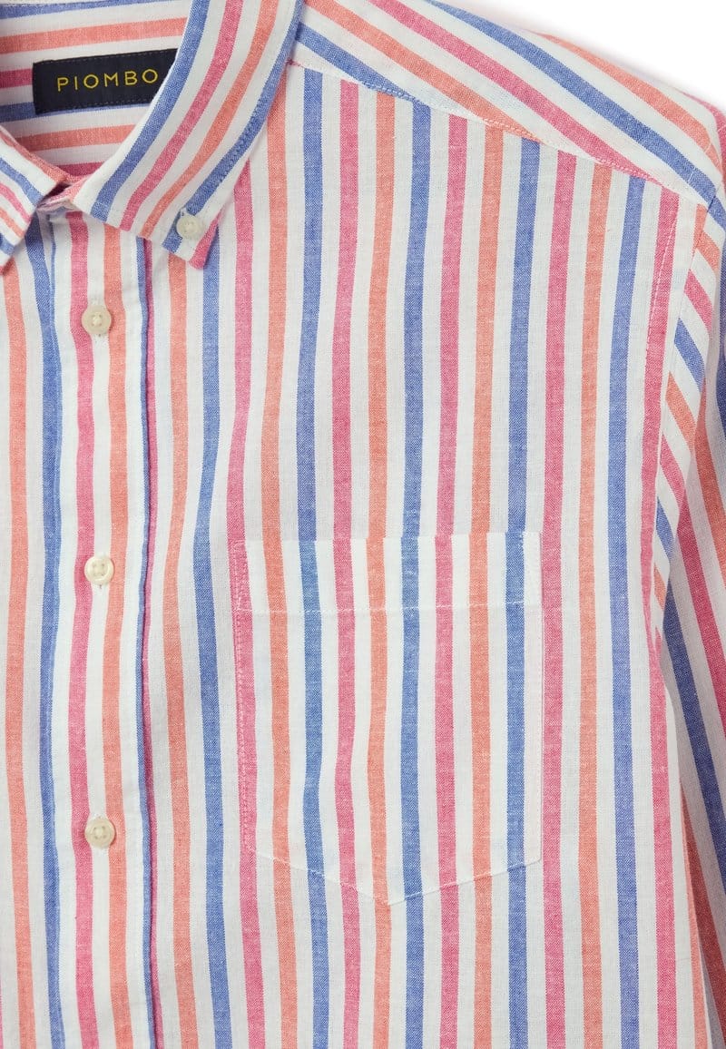OVS Piombo Blue Orange Shirt – XL