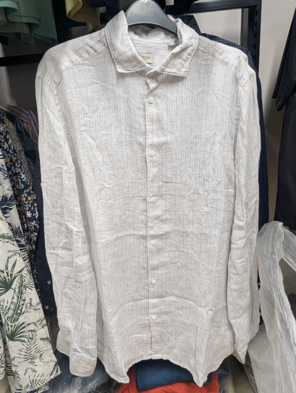 Rumford Stripe Linen Shirt