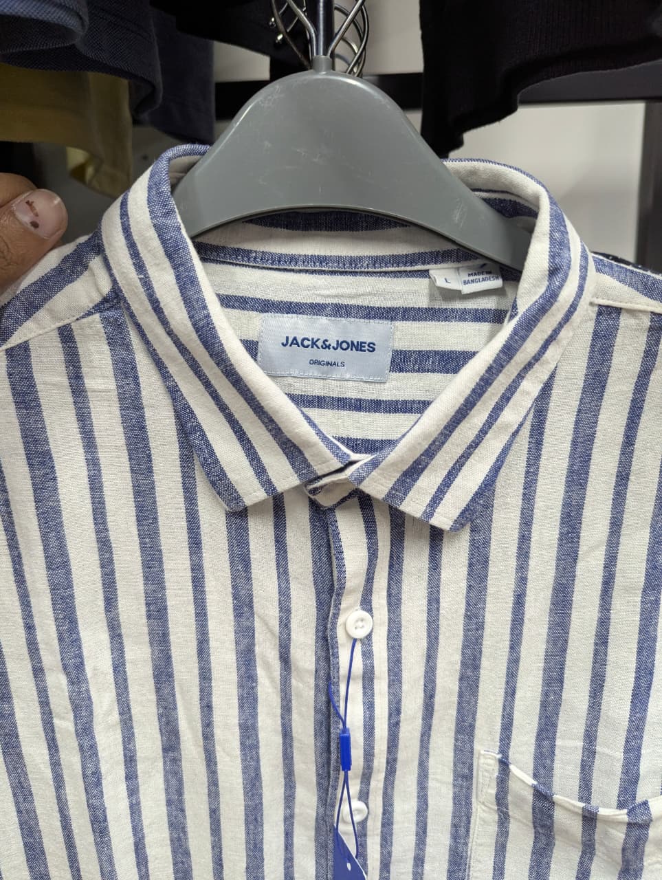 Jack & Jones Stripe Summer Shirt – L