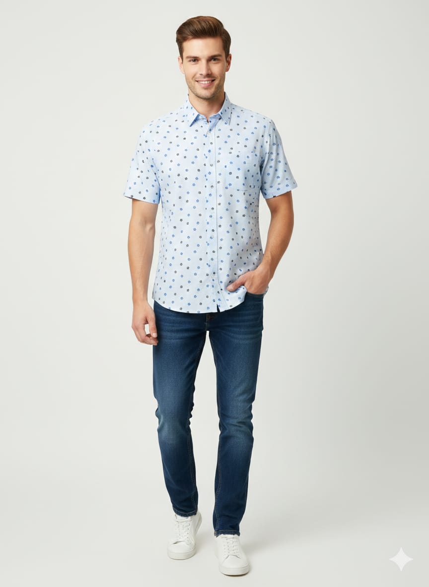 Men's original export half shirt