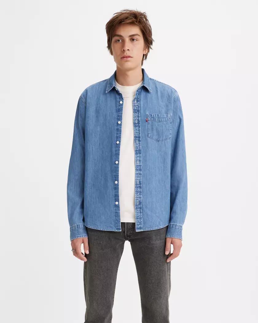 Levi's Standard Fit M size denim Shirt
