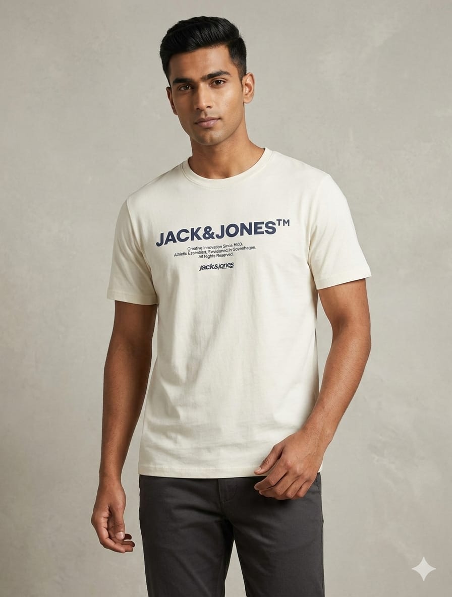 Jack & Jones Beige T-Shirt (Original)