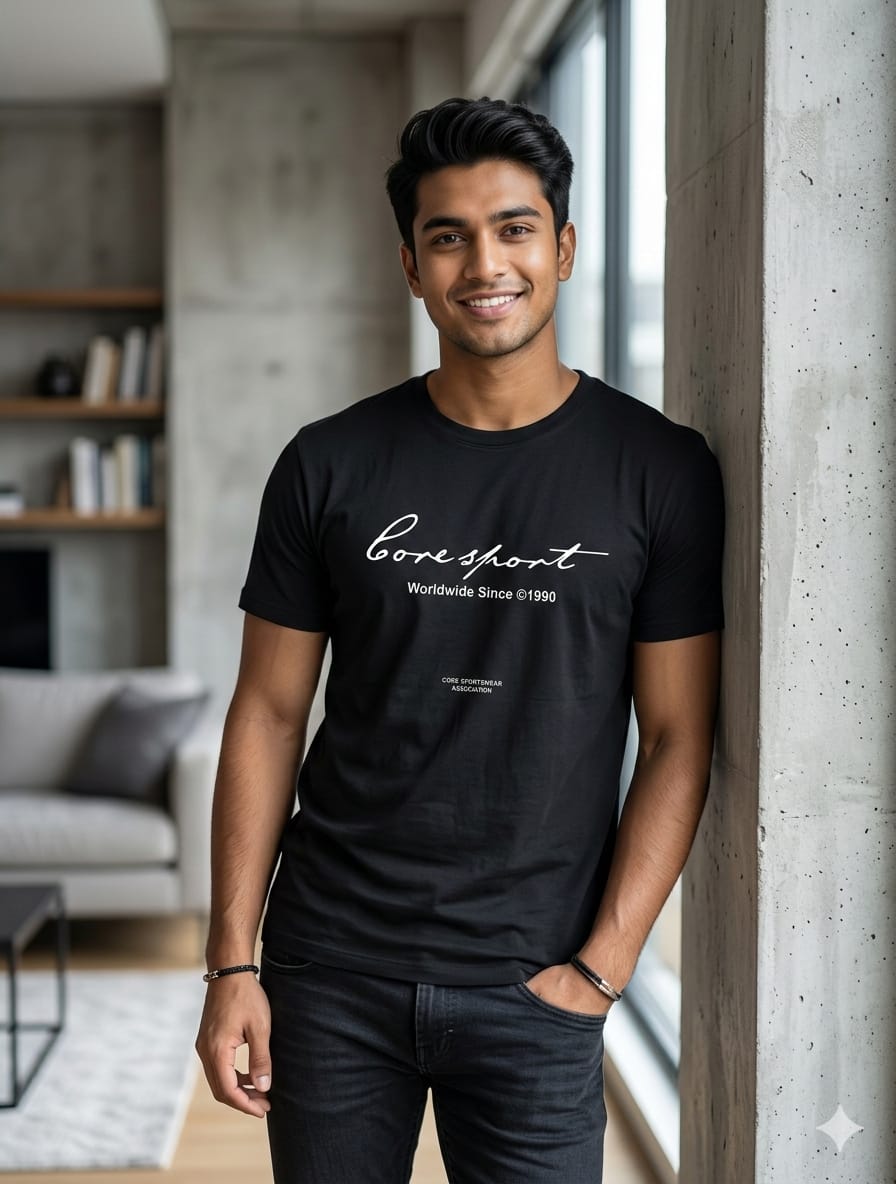 Jack & Jones Loose Fit Crew Neck T-Shirt – XL Only