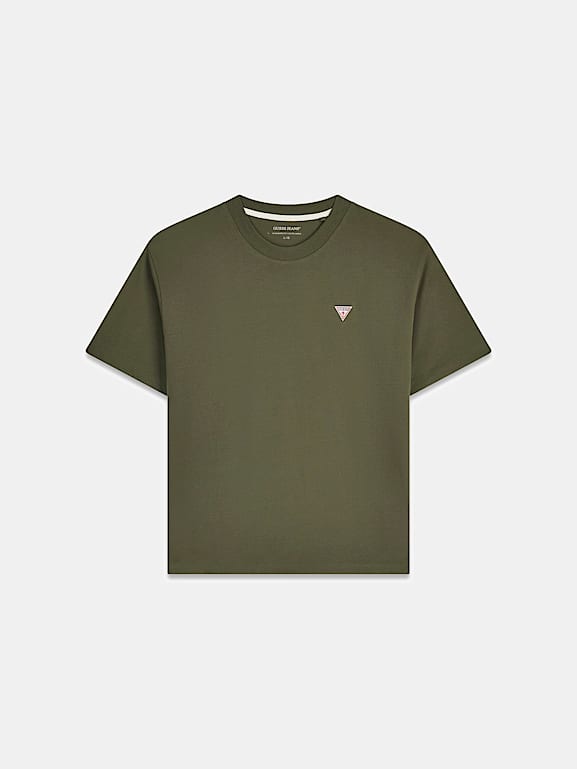 GUESS Oversized Mini Patch T‑Shirt – Green