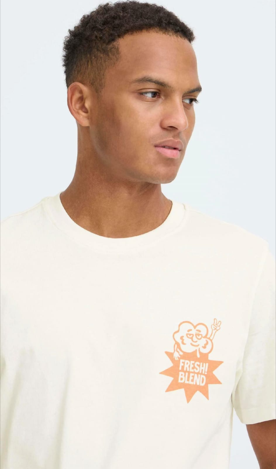 Blend Print T-Shirt – Snow White