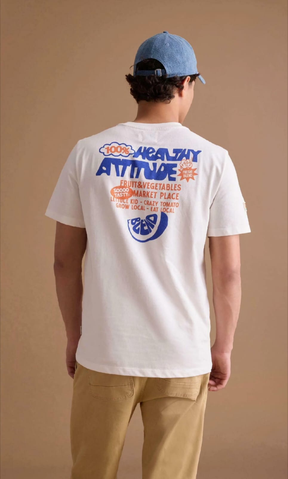 Blend Print T-Shirt – Snow White