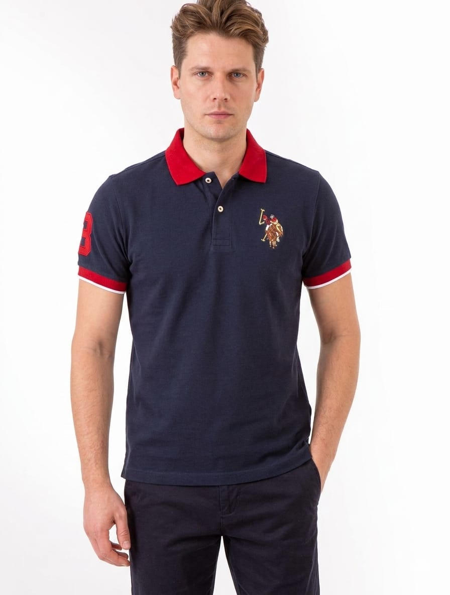 U.S. Polo Assn. Navy Premium Polo Shirt – Size S