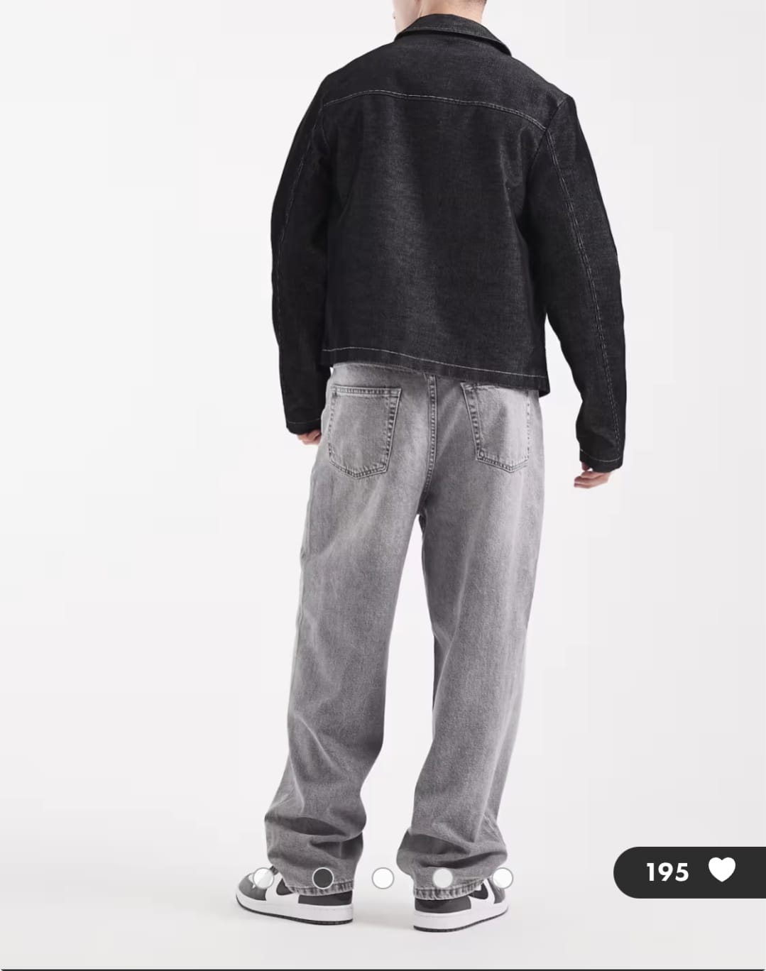 Only & Sons Fade Loose Fit Jeans – Grey