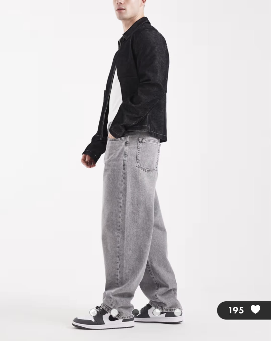 Only & Sons Fade Loose Fit Jeans – Grey