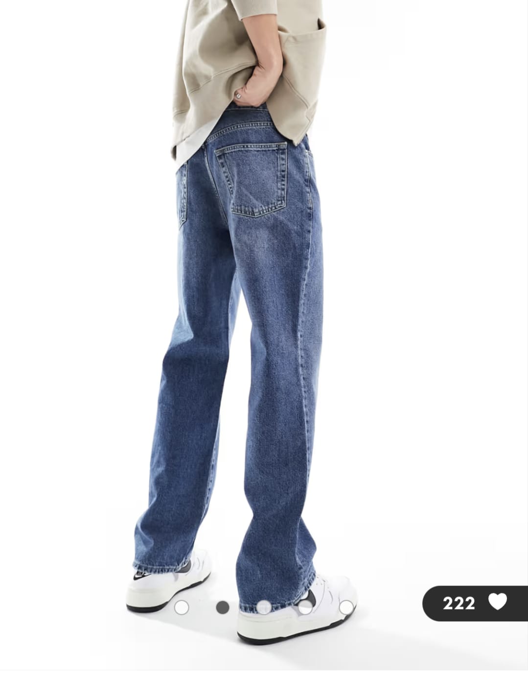 Only & Sons Fade Loose Fit Jeans – Blue