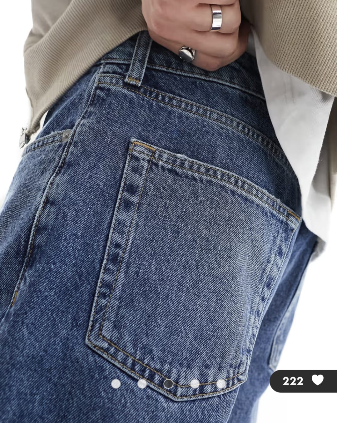 Only & Sons Fade Loose Fit Jeans – Blue