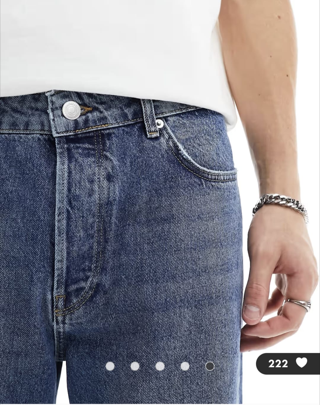 Only & Sons Fade Loose Fit Jeans – Blue