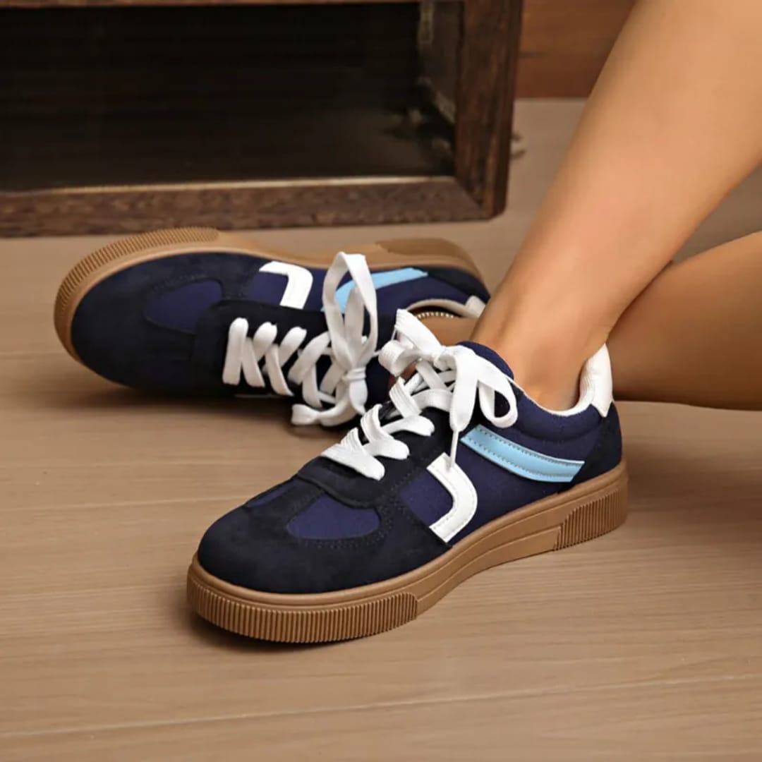 Soft Sole Casual Sports Board Shoes Lace up Lightweight and Casual Running Anti Slip Comfortable Women's Shoes