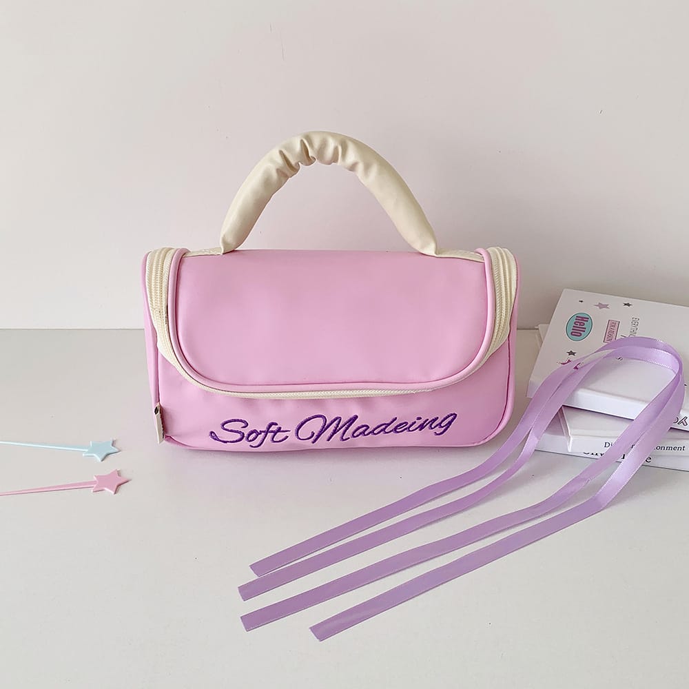 High Beauty Value Cute Girl's Portable Cosmetic Bag