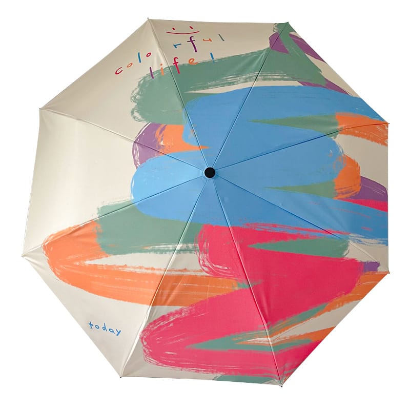 Sun Umbrella Sunscreen UV Sunshade Women's Folding Portable Automatic Sunny Umbrella