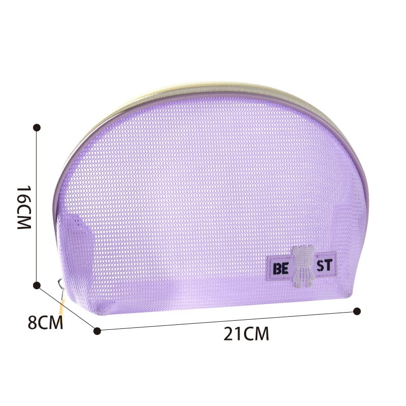 Travel Cosmetic Bag Hand Mesh Storage Bag Mini Cosmetic Bag Large Capacity Premium Sense