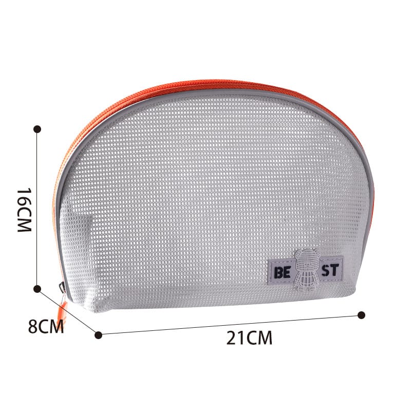 Travel Cosmetic Bag Hand Mesh Storage Bag Mini Cosmetic Bag Large Capacity Premium Sense