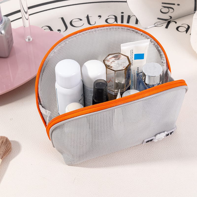 Travel Cosmetic Bag Hand Mesh Storage Bag Mini Cosmetic Bag Large Capacity Premium Sense