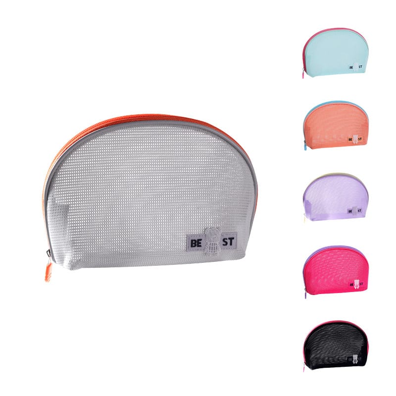 Travel Cosmetic Bag Hand Mesh Storage Bag Mini Cosmetic Bag Large Capacity Premium Sense