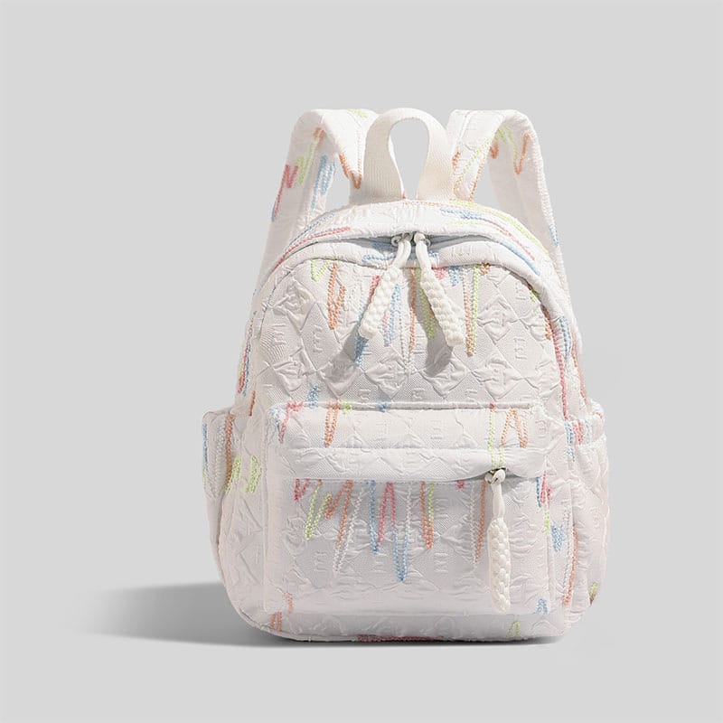 New Model Children's Backpack for Girls, Versatile and Stylish with Color-Blocking Design, Elementary School Student Backpack