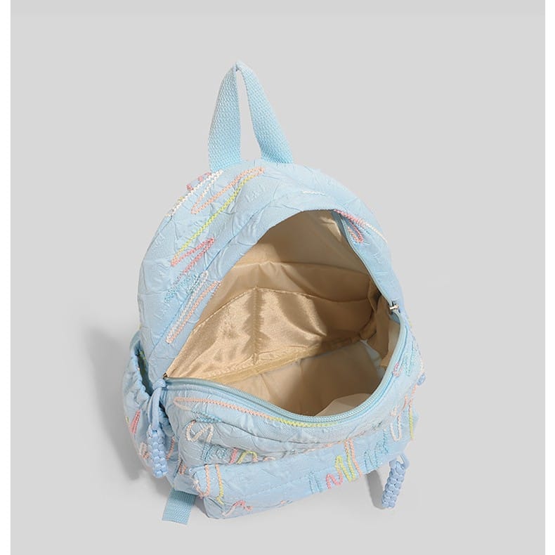 New Model Children's Backpack for Girls, Versatile and Stylish with Color-Blocking Design, Elementary School Student Backpack
