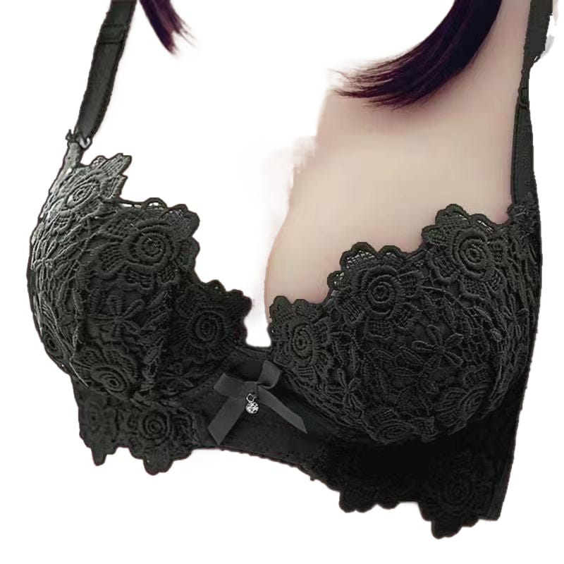 Fashion Sexy Push Up Bra Wire Free Bralette with Adjustable Strap & Inner Padding Seamless Lingerie for Daily/Date Night