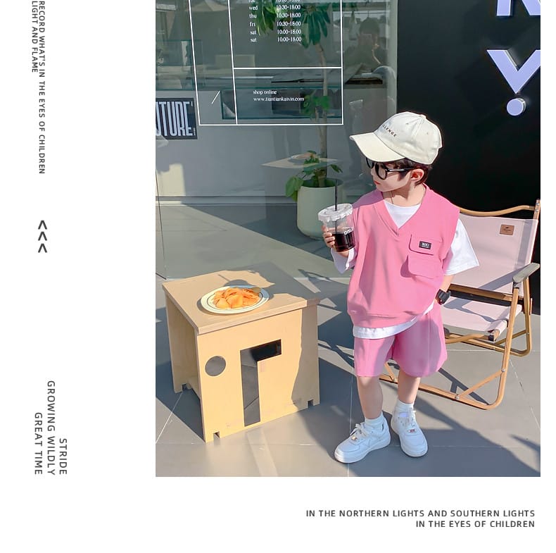 Summer Baby and Boys Cotton Contrast Patchwork t-Shirt Tops+Shorts Pant Sets School Kids Tracksuit Child 2PCS Outfit 1-10 Years