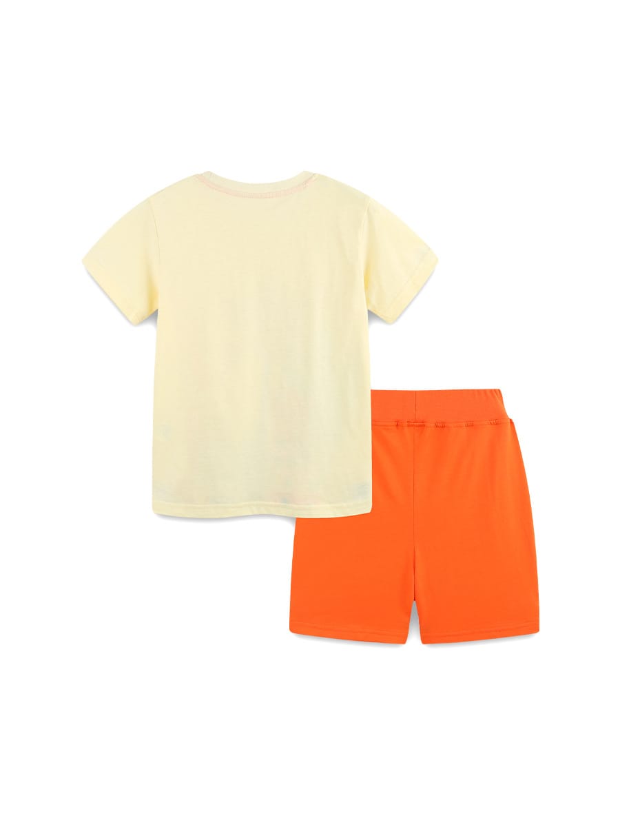 Little maven Baby Boys 2026 New Tracksuit Summer Cotton Children's Clothing Sets Cartoon Animals Tops+Pants Kids Clothes