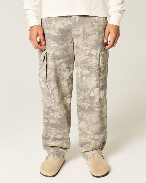 Hollister Camo Skater Baggy Cargo Pants( Available)