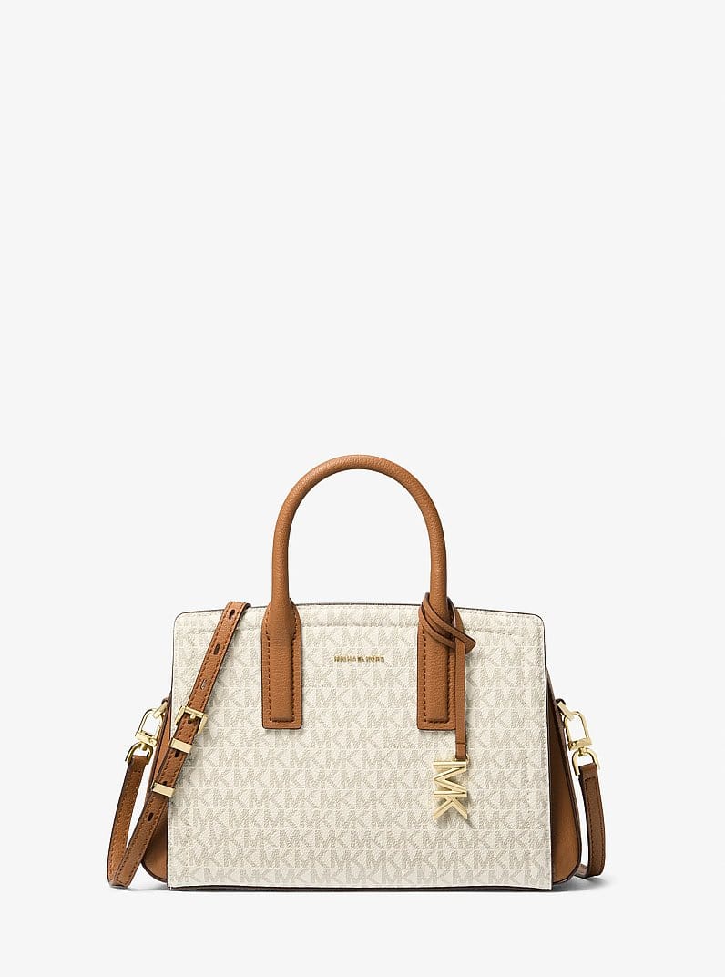 MK 1:1 Laila Leather Petite Crossbody Satchel