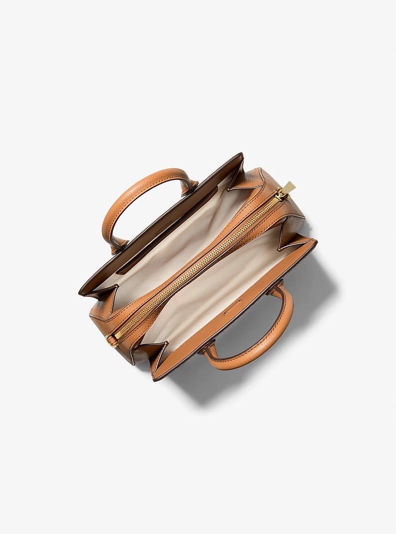 MK 1:1 Laila Leather Petite Crossbody Satchel