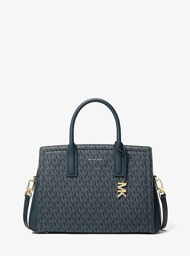 MK 1:1 Laila Leather Petite Crossbody Satchel